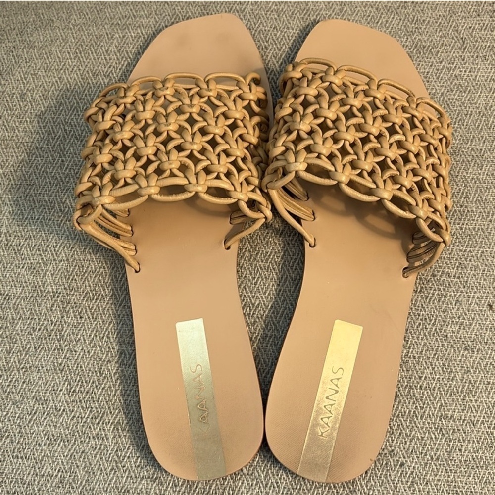 KAANAS Atka Spiderweb Band Slip-On Sandals - Size 8M - Picture 5 of 6